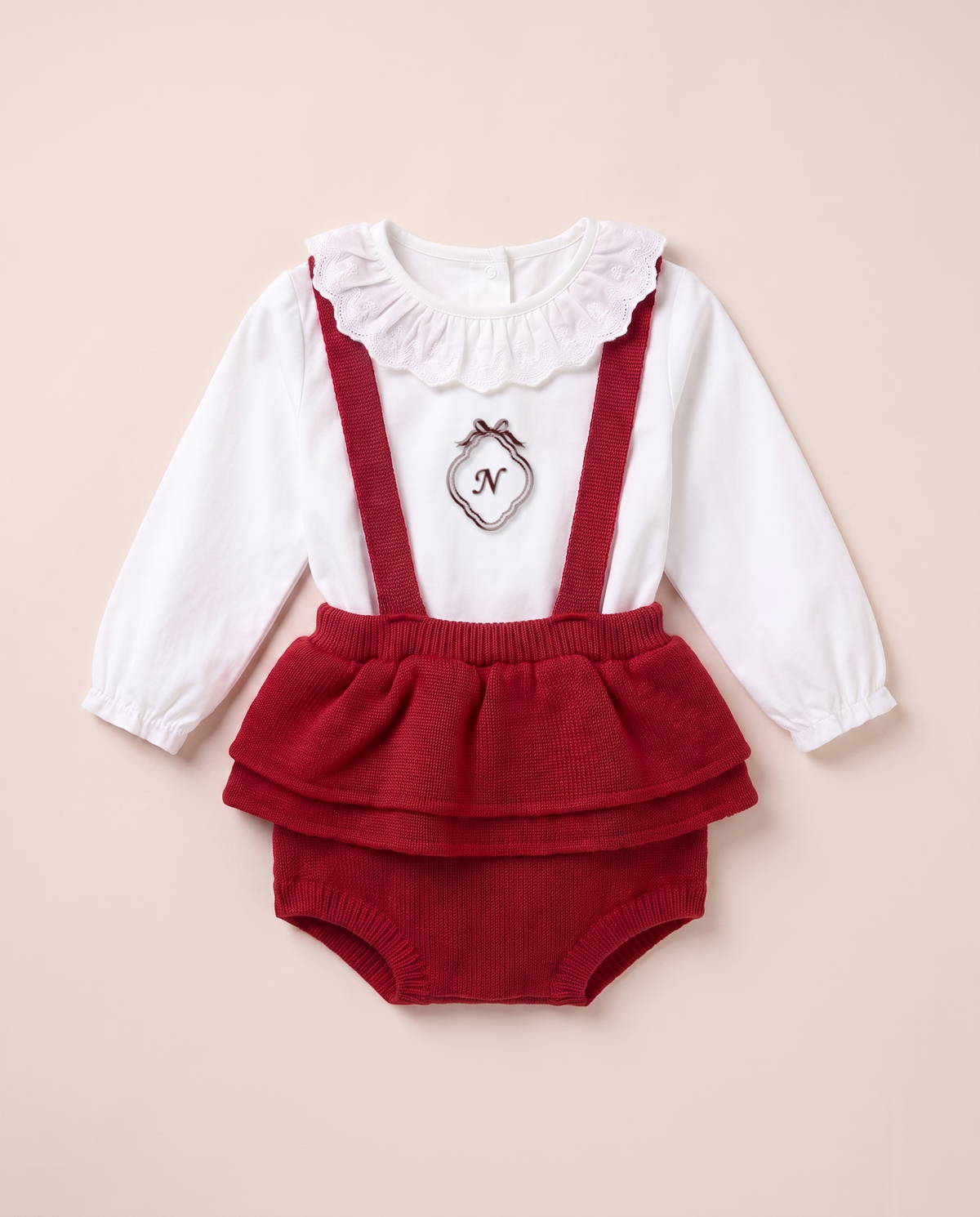 Burgundy Ruffles Bloom Set
